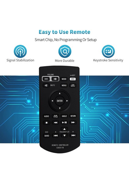 CXE5116 Pioneer DVD Rds Av Alıcısı Için Uzaktan Kumandayı Değiştirin (Yurt Dışından) modelleri