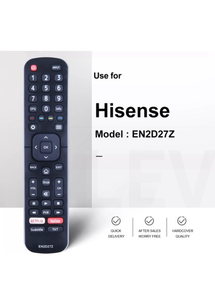 Hisense Tv Için LCD Tv Uzaktan Kumanda EN2D27Z 50H8C 55H5C 55H6B 55H7B (Yurt Dışından)