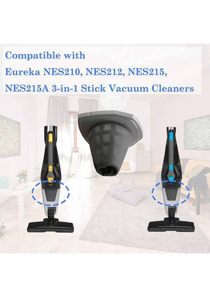 Eureka NES210 3'ü 1 Arada Döner Için 4 Paket Filtre, Parça N0101 ile Karşılaştırın (Yurt Dışından) indirimleri