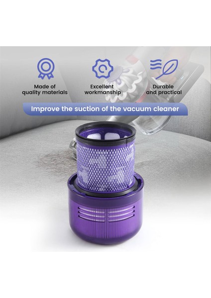 3 Paket, Dyson V11 Replacements Için Filtreler Parça Vakum Filtre Kiti Dyson Filtre Parçası (Yurt Dışından)