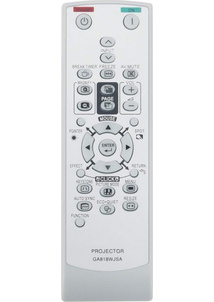 GA818WJSA Sharp Projektör Için Yedek Uzaktan Kumanda (Yurt Dışından) indirimleri