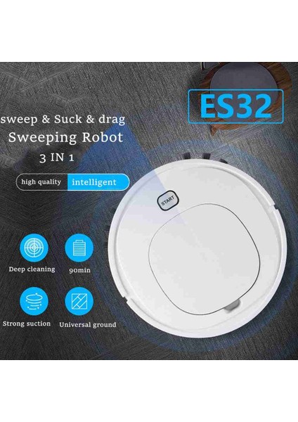 Süpürme Robotu Otomatik USB Şarjlı Akülü Elektrikli Süpürge Akülü (Yurt Dışından) indirimleri