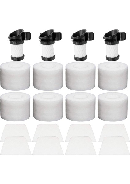 Shark Ion Flex Duoclean F60 F80 Için 4+8 Paket Yedek Filtreler (Yurt Dışından)