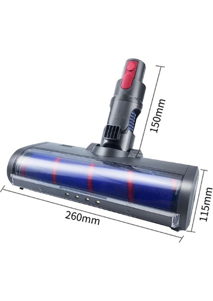 Dyson V11 Elektrikli Süpürge Için Yumuşak Silindir Kafası Elektrikli Zemin Başlığı (Yurt Dışından)