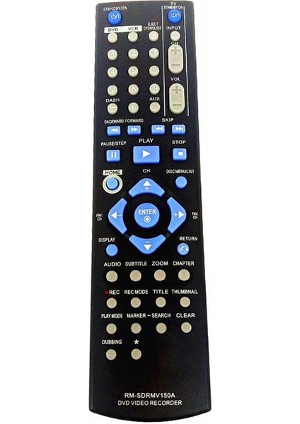 Jvc RM-SDRMV150A DVD Kaydedici Dvdr Uzaktan Kumandanın Yerine (Yurt Dışından)