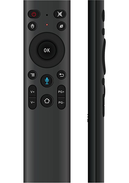 Q5+ Air Mouse Akıllı Tv Android Kutusu Için Bluetooth Uzaktan Ses Kontrolü (Yurt Dışından)