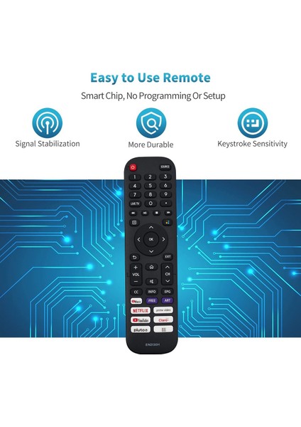 EN2I30H Hisense Tv 43H6G 43H77G 43V6G 43A60G Için Uzaktan Kumandayı Değiştirin (Yurt Dışından) fırsatları