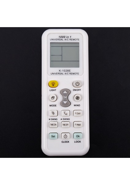 K-1028E 1000 Klima Için 1 Ac Dijital LCD Uzaktan Kumanda (Yurt Dışından) fiyatları