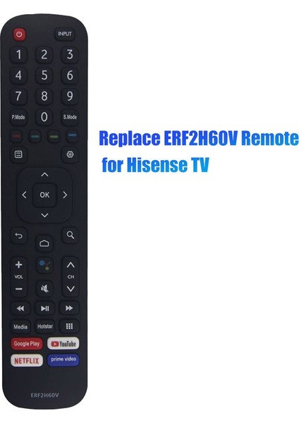 Hisense Vu Smart Tv 4K Ultra Hd 32H5500F Için ERF2H60V Uzaktan Kumandayı Değiştirin (Yurt Dışından)