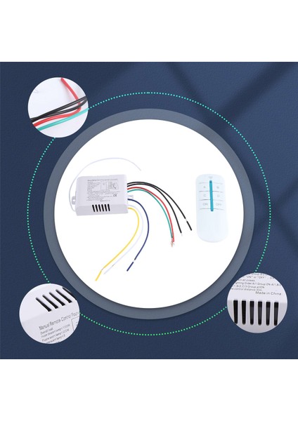 Yollu Işık Lambası Dijital Kablosuz Uzaktan Kumanda Anahtarı Açık/kapalı 220V (Yurt Dışından) indirimleri