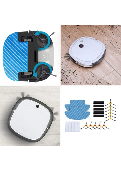 Ecovacs Slim Için Paspas Bezi Filtre Sünger Yan Fırça Seti (Yurt Dışından) modelleri