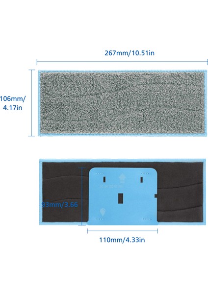 Irobot'a Uygun Yer Silecek Aksesuarları Süpürge Mopu 4 Adet (Yurt Dışından) fırsatları