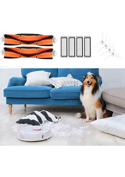 Xiaomi Mijia Roborock E25 E4 S5 S6 E20 E35 Ana Yan Fırça Filtresi Için (Yurt Dışından) modelleri