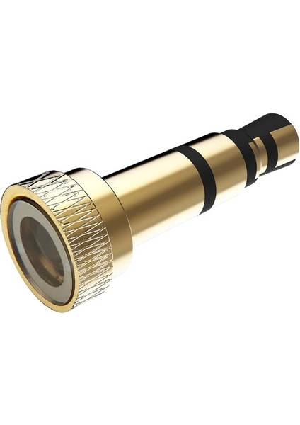 iPhone Ios Için Mini Anahtarlık Uzaktan Kumanda 3,5 mm Jak Beyaz + Altın (Yurt Dışından)