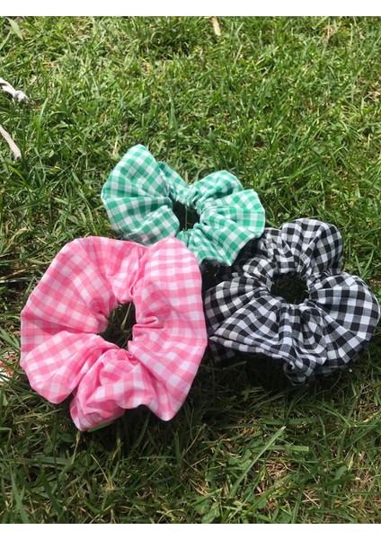 Rengarenk Pötikareli Kadın Saç Lastik Toka Seti 3'lü fiyatları