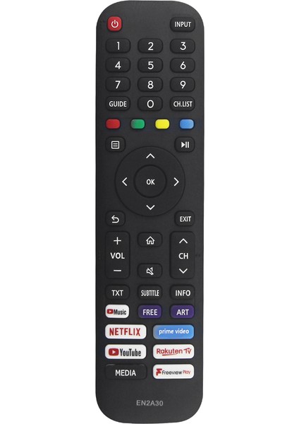 Hisense Tv Için EN2A30 Uzaktan Kumandayı Değiştirin (Yurt Dışından)