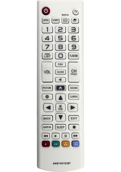Lg Tv 24LF4820 32LF595B 43UF6400 Için AKB74915397 Uzaktan Kumandayı Değiştirin (Yurt Dışından)