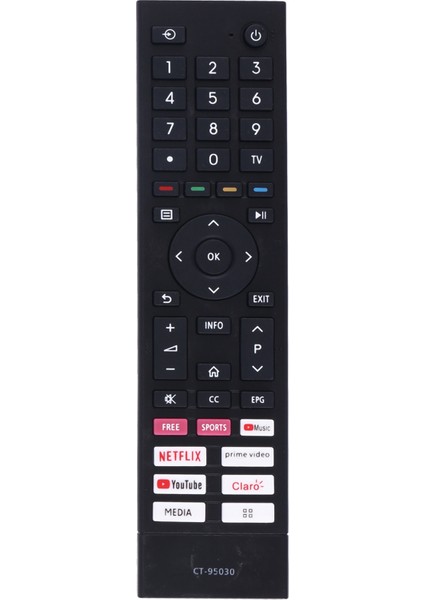 Toshiba Akıllı Tv Aksesuarları Için Uzaktan Kumandanın Değiştirilmesi CT-95030 (Yurt Dışından)