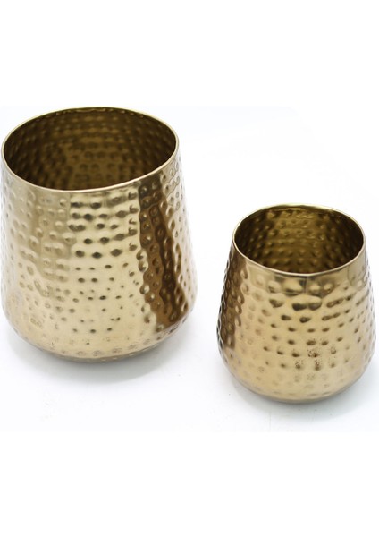 Iason Metal Gold Küçük Boy Saksı modelleri