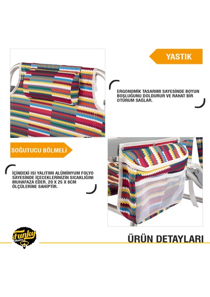 Funky Chaırs Beach Star Plaj Şezlong Sandalye