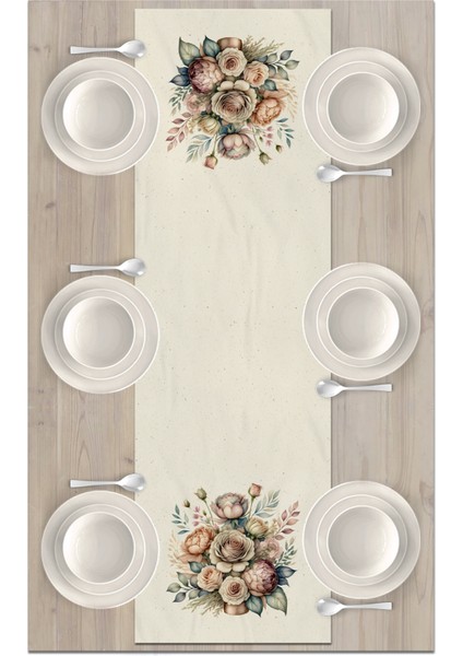 Flower Serisi 140X40 cm Dijital Baskılı Runner fiyatları