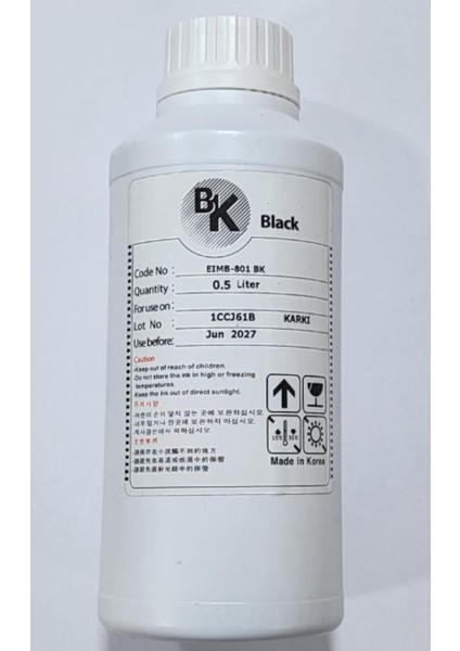 Muadil Hp-Canon Uyumlu Siyah Kartuş Mürekkep 0,5 Lt