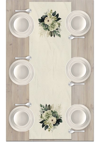 Flower Serisi 140X40 cm Dijital Baskılı Runner fiyatları