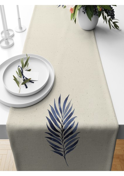 Flower Serisi 140X40 cm Dijital Baskılı Runner
