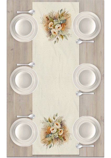 Flower Serisi 140X40 cm Dijital Baskılı Runner fiyatları