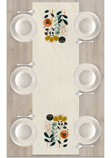 Flower Serisi 140X40 cm Dijital Baskılı Runner fiyatları