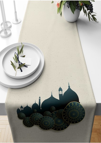Ramazan Serisi 140X40 cm Dijital Baskılı Runner (Ramadan)