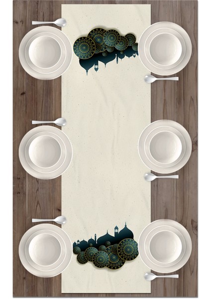Ramazan Serisi 140X40 cm Dijital Baskılı Runner (Ramadan) fiyatları