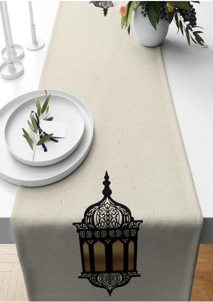 Ramazan Serisi 140X40 cm Dijital Baskılı Runner (Ramadan)