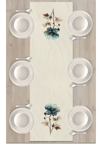 Flower Serisi 140X40 cm Dijital Baskılı Runner fiyatları