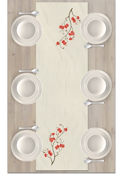 Flower Serisi 140X40 cm Dijital Baskılı Runner fiyatları