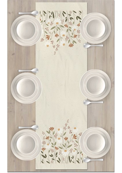 Flower Serisi 140X40 cm Dijital Baskılı Runner fiyatları