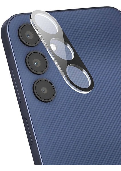 Samsung Galaxy A25 Kamera Lens Koruyucu Cam Siyah