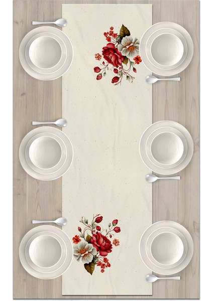 Flower Serisi 140X40 cm Dijital Baskılı Runner fiyatları