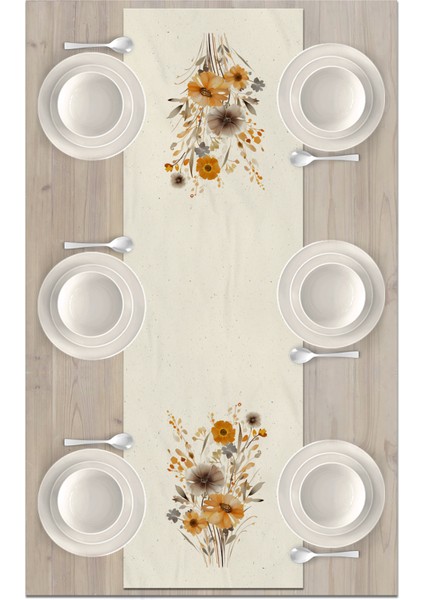 Flower Serisi 140X40 cm Dijital Baskılı Runner fiyatları