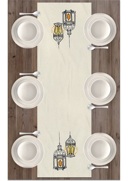 Ramazan Serisi 140X40 cm Dijital Baskılı Runner (Ramadan) fiyatları