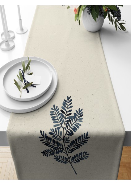 Flower Serisi 140X40 cm Dijital Baskılı Runner