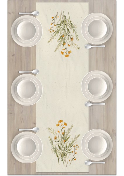 Flower Serisi 140X40 cm Dijital Baskılı Runner fiyatları