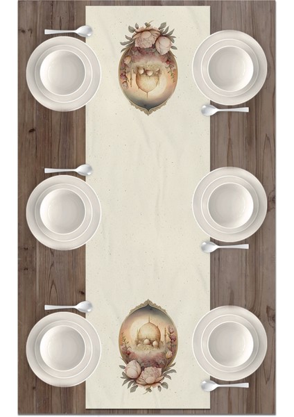 Ramazan Serisi 140X40 cm Dijital Baskılı Runner (Ramadan)