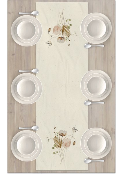 Flower Serisi 140X40 cm Dijital Baskılı Runner fiyatları