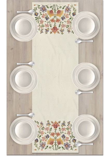 Flower Serisi 140X40 cm Dijital Baskılı Runner fiyatları