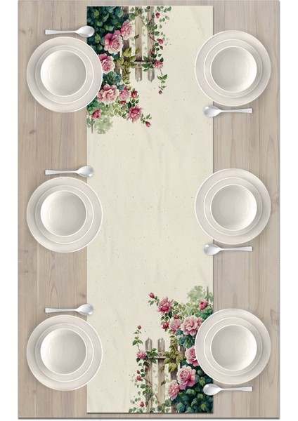 Flower Serisi 140X40 cm Dijital Baskılı Runner fiyatları