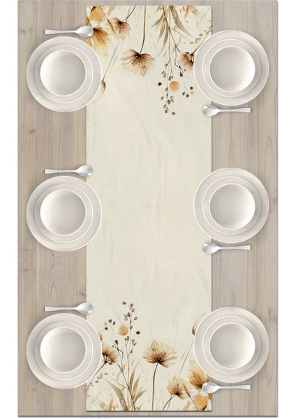 Flower Serisi 140X40 cm Dijital Baskılı Runner fiyatları