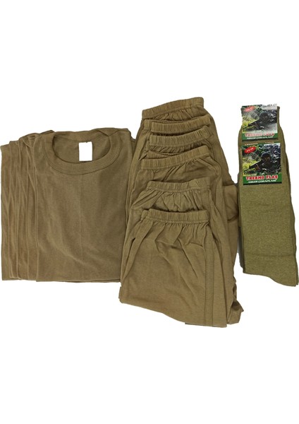 Asker Iç Çamaşır Fanila Takımı 6lı ve Çorap fiyatları