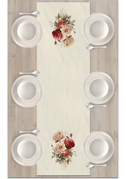 Flower Serisi 140X40 cm Dijital Baskılı Runner fiyatları