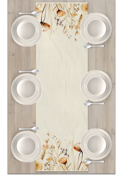 Flower Serisi 140X40 cm Dijital Baskılı Runner fiyatları